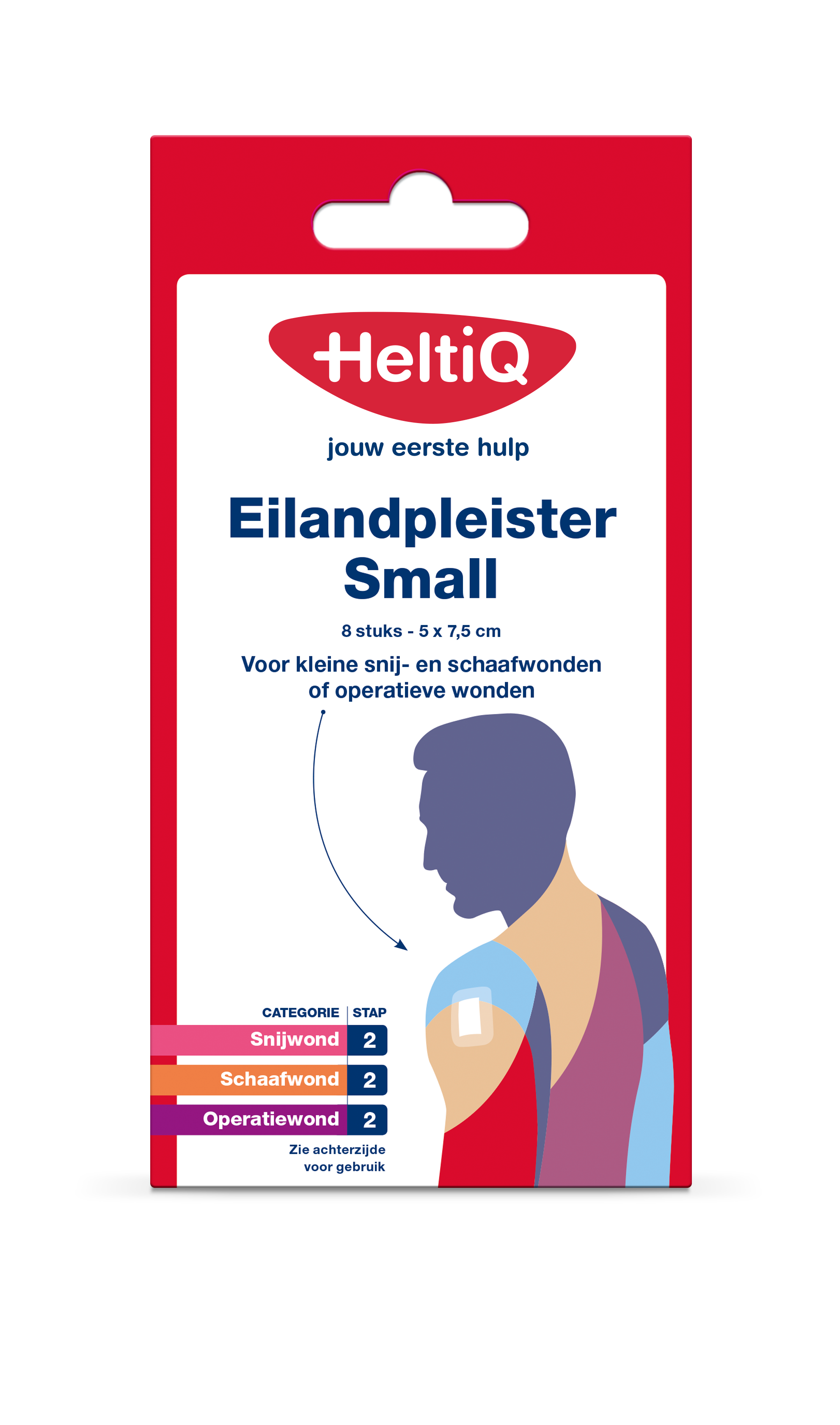 Heltiq Eilandpleisters small 5 x 7.5cm 8 Stuks