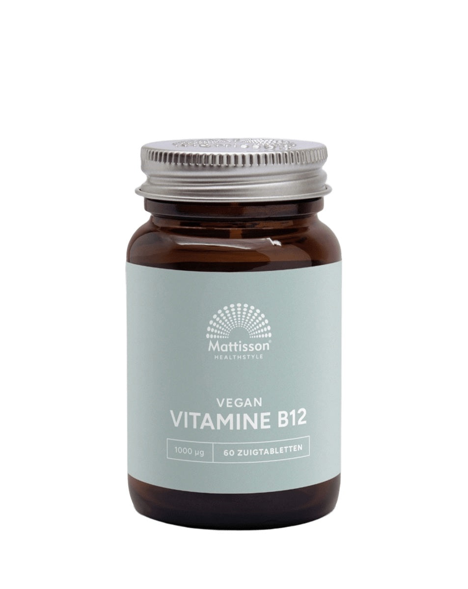 Mattisson Vitamine B12 methylcobalamine 1000mcg 60 Zuigtabletten