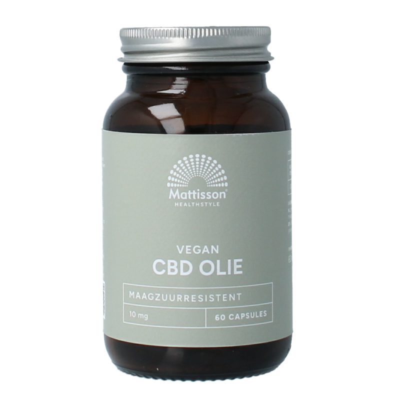 Mattisson CBD Olie 10mg 60 Vegetarische capsules