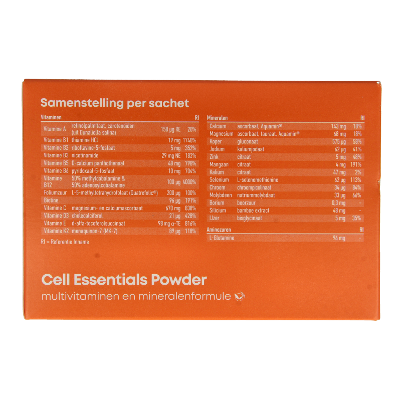 CellCare Cell Essentials multivitamine poeder 30 Zakjes