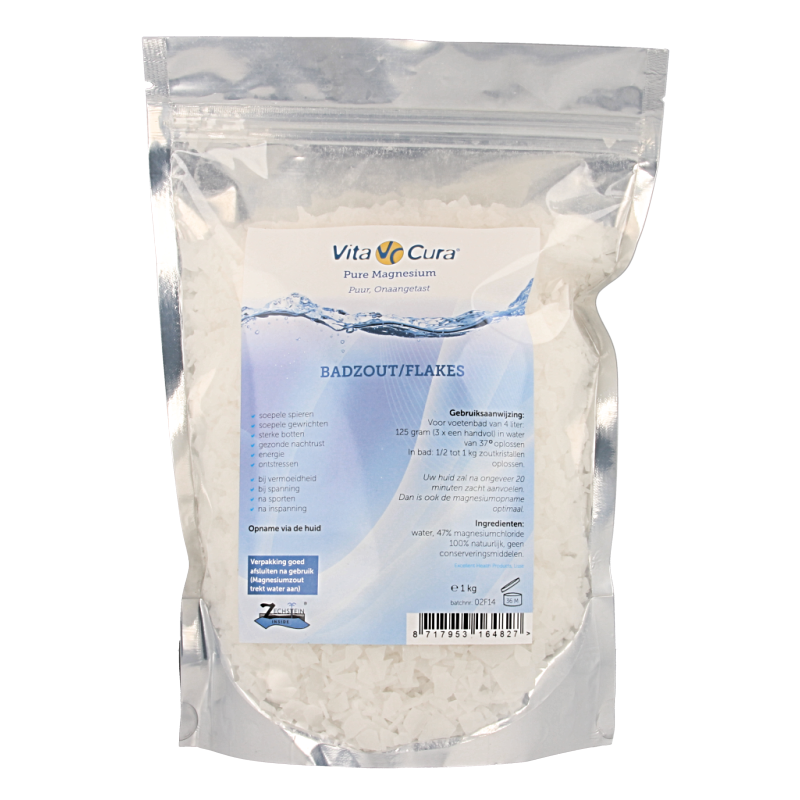 Vitacura Magnesium zout/flakes 1 Kilogram