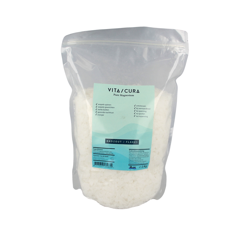 Vitacura Magnesium zout/flakes 2 Kilogram