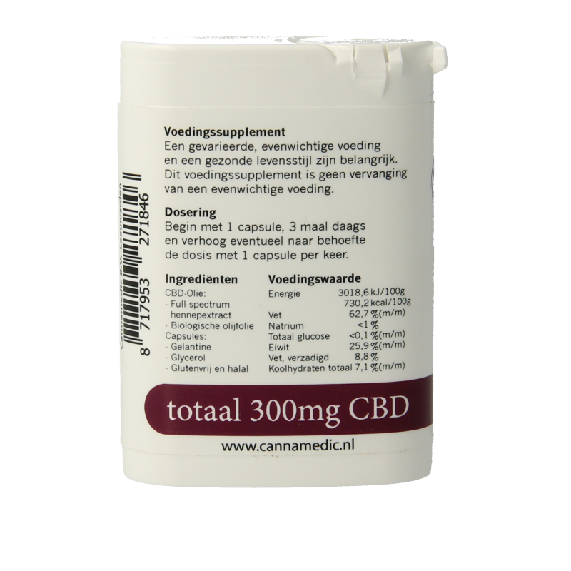 Cannamedic CBD Capsules 3mg 100 Capsules