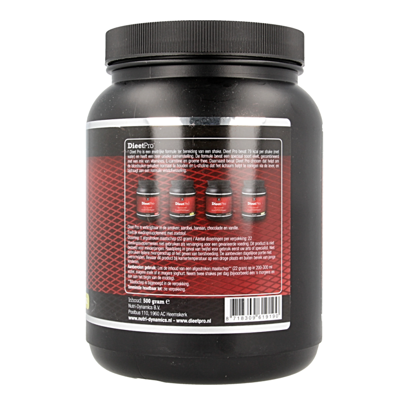 Dieet Pro Vanille 500 Gram