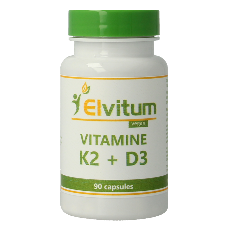 Elvitum Vitamine K2 & D3 90 Vegetarische capsules