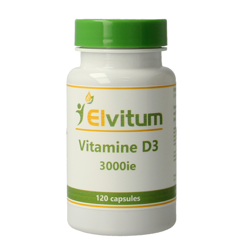 Elvitum Vitamine D3 3000IE/75mcg 120 Capsules