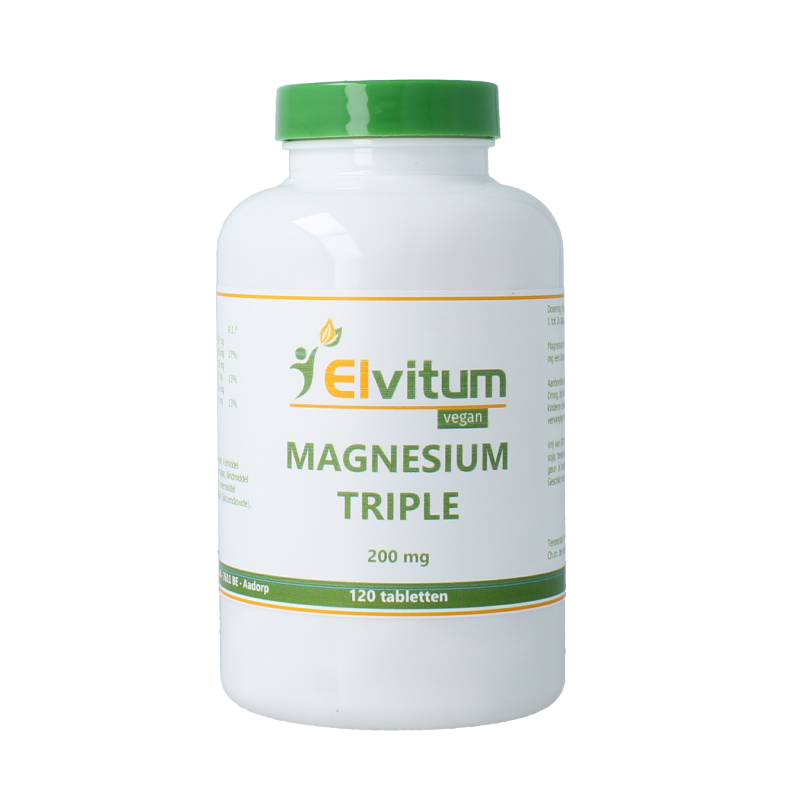 Elvitum Magnesium triple 200mg 120 Tabletten