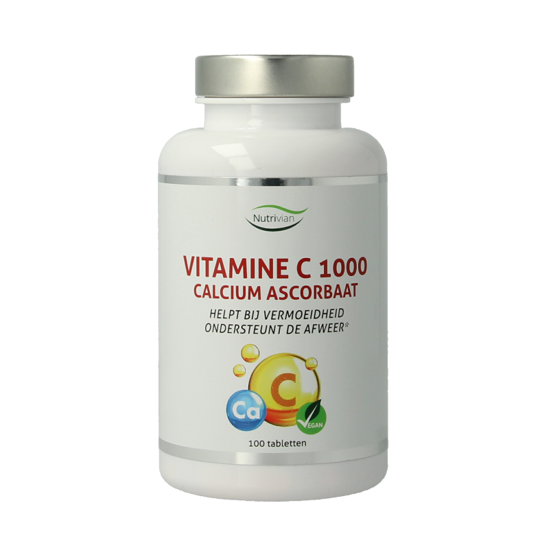 Nutrivian Vitamine C1000 mg calcium ascorbaat 100 Tabletten