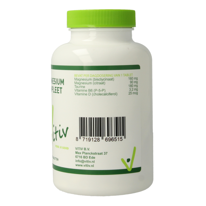 Vitiv Magnesium compleet met taurine 100 Tabletten