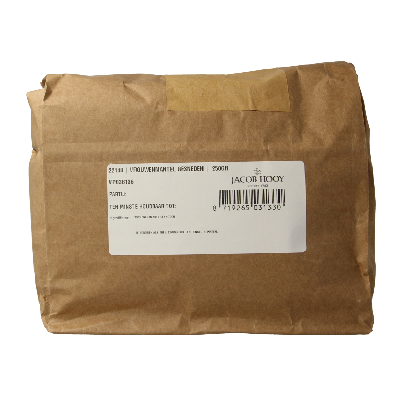 Jacob Hooy Vrouwenmantel gesneden 250 Gram