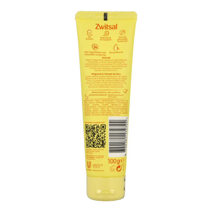 Zwitsal Zinkzalf tube 100 Gram