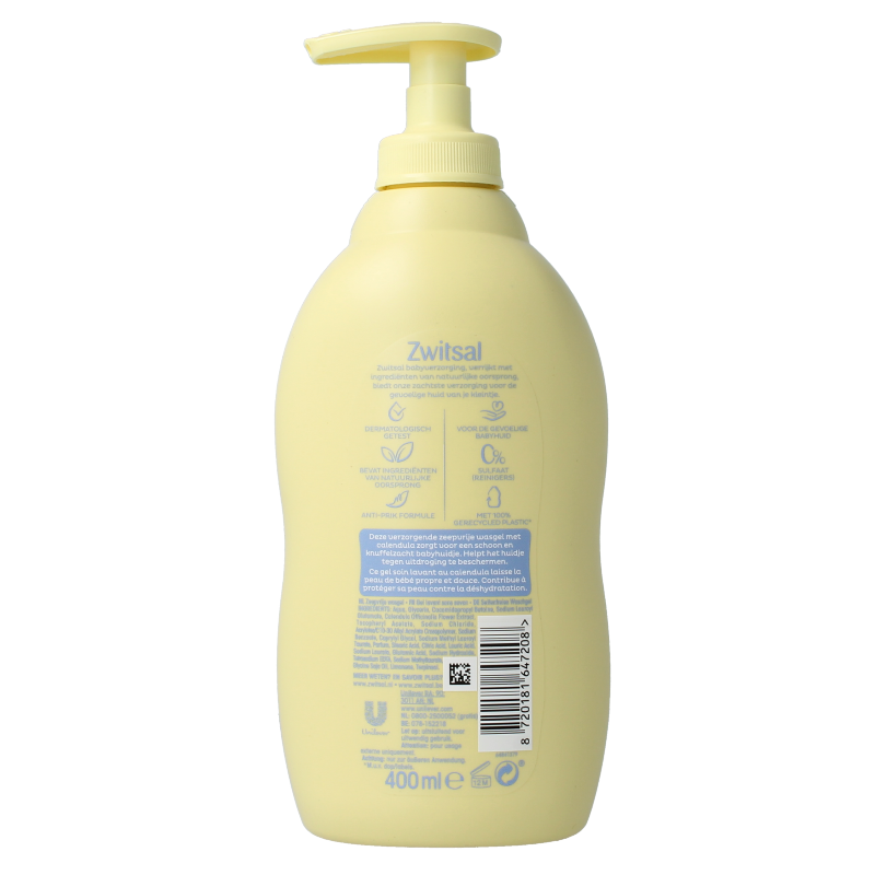 Zwitsal Wasgel pomp 400 Milliliter