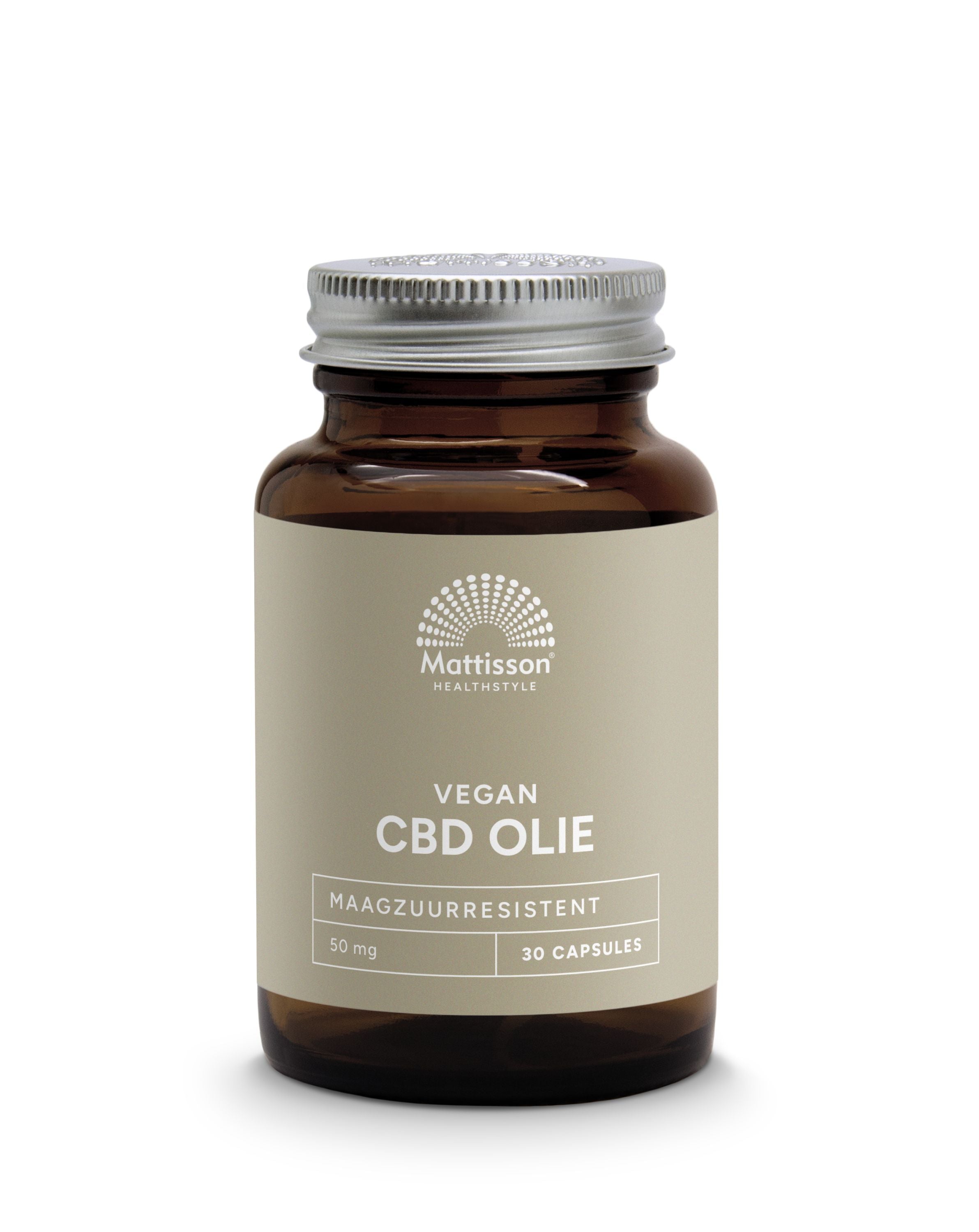Mattisson CBD olie 50mg 30 Vegetarische capsules