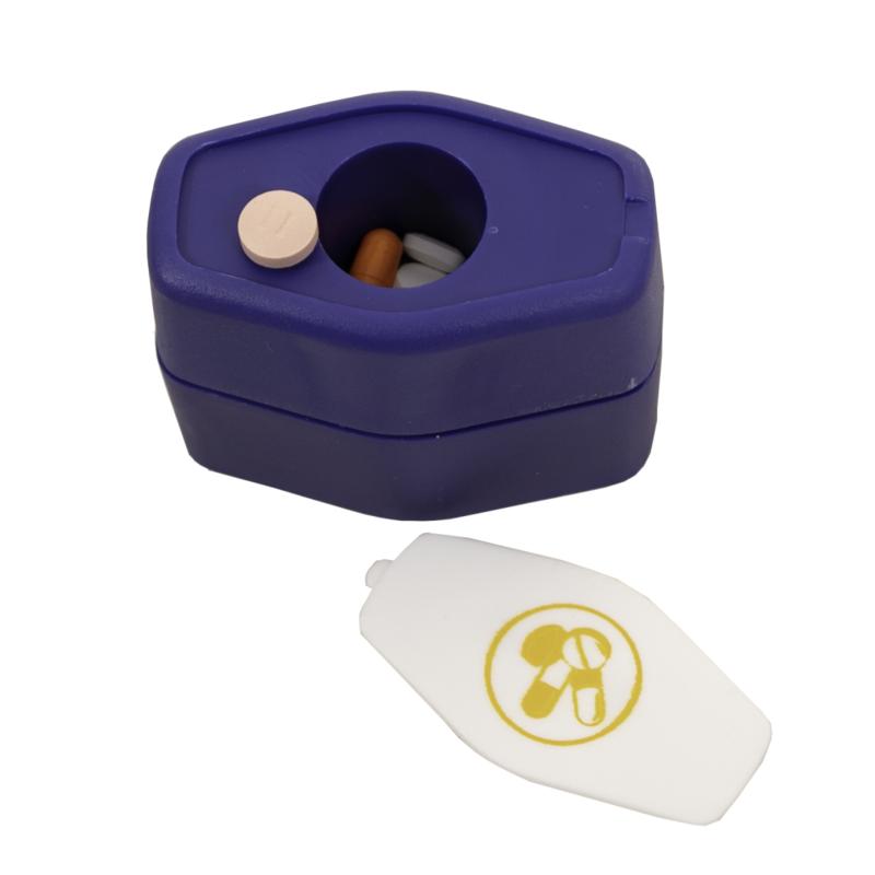 Able 2 Pillenvergruizer blauw 1 Stuks