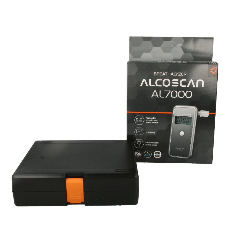 Alcoscan Zelftesten en Testsets 1 Stuks Alcoscan Alcoholtester AL7000 1 Stuks