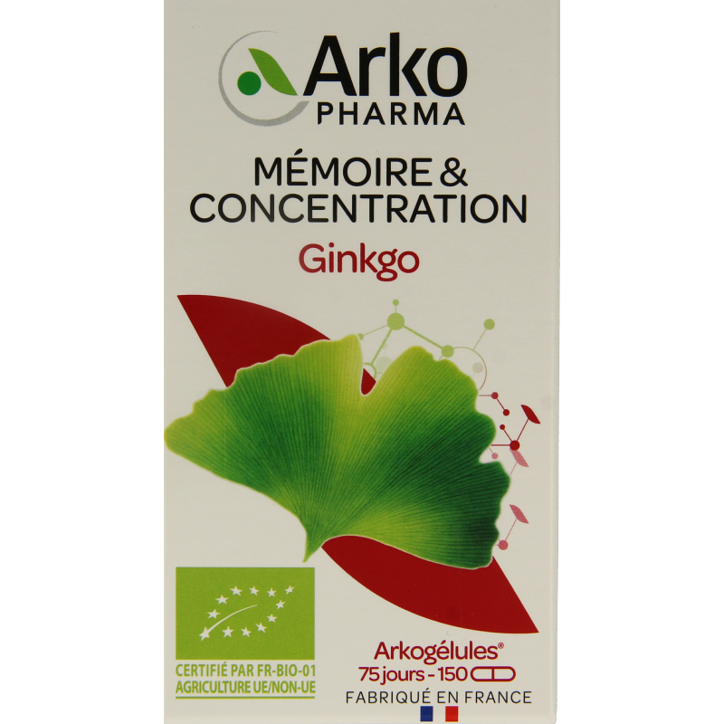 Arkocaps Kruidenpreparaten 150 Capsules Arkocaps Ginkgo bio 150 Capsules