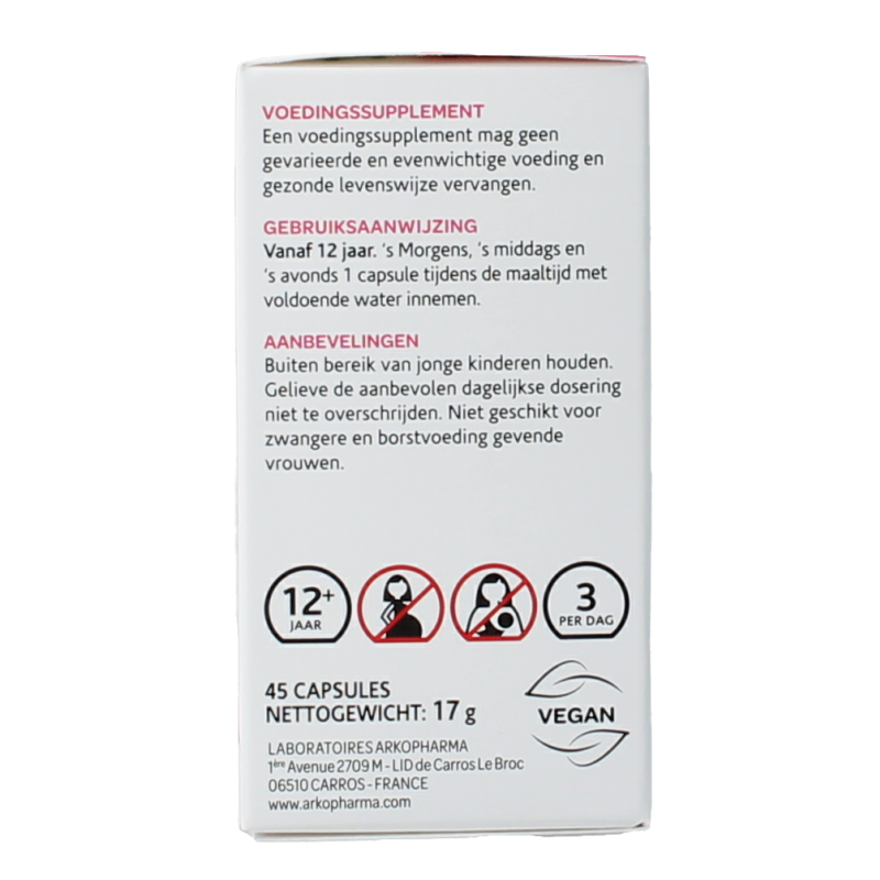 Arkocaps Kruidenpreparaten 45 Capsules Arkocaps Driekleurig viooltje 45 Capsules