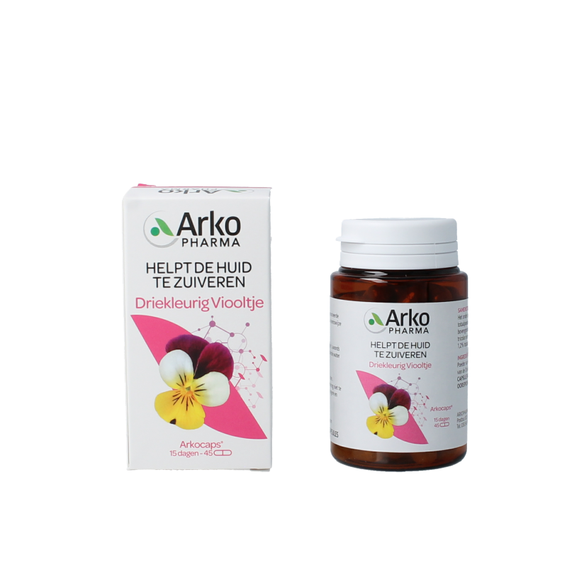 Arkocaps Kruidenpreparaten 45 Capsules Arkocaps Driekleurig viooltje 45 Capsules