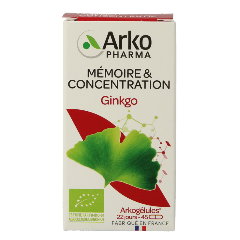 Arkocaps Kruidenpreparaten 45 Capsules Arkocaps Ginkgo bio 45 Capsules