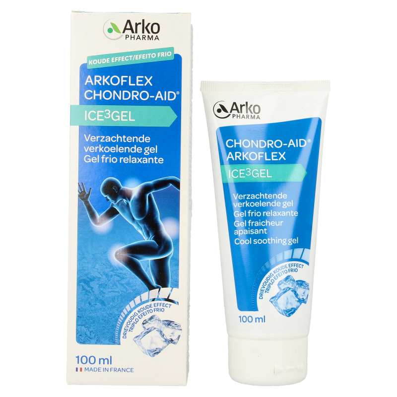 Arkopharma Spierverzorging en Gewrichtsverzorging 100 Milliliter Arkopharma Ice 3 gel arkoflex gel 100 Milliliter