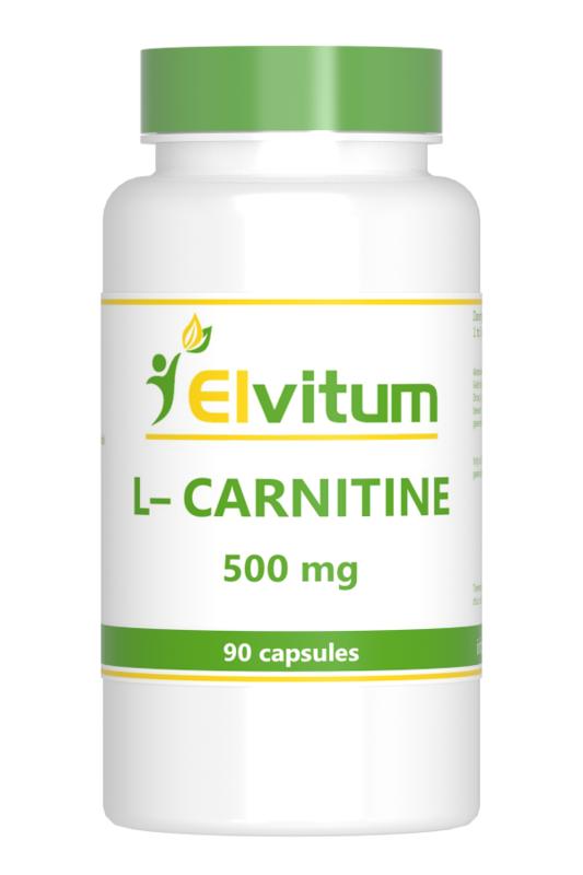 Elvitum Aminozuren 90 Vegetarische capsules Elvitum L-Carnitine 90 Vegetarische capsules