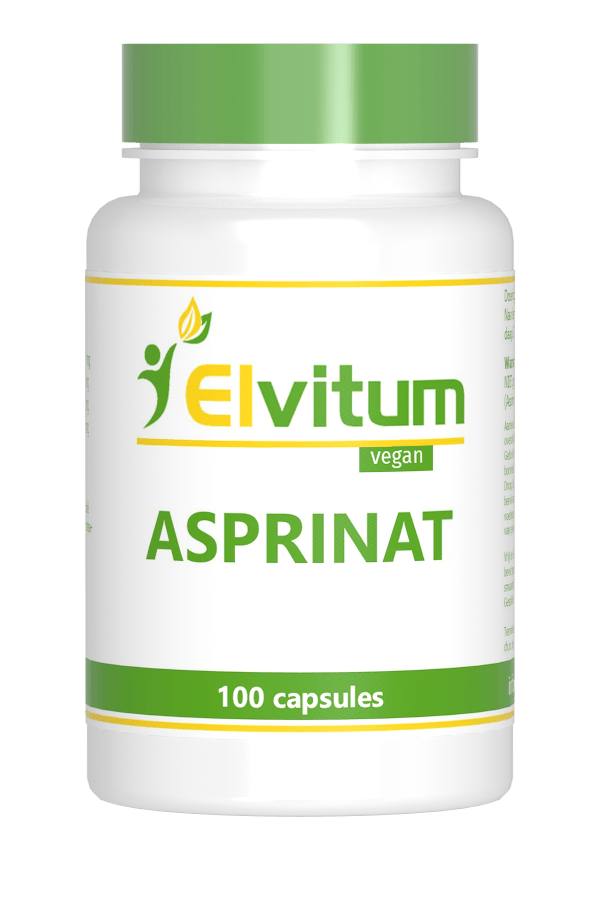 Elvitum Kruidenpreparaten 100 Vegetarische capsules Elvitum Asprinat 100 Vegetarische capsules