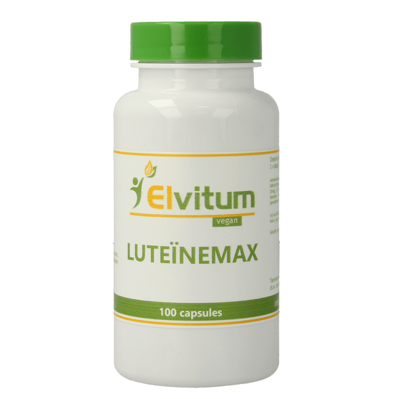 Elvitum Kruidenpreparaten 100 Vegetarische capsules Elvitum Luteinemax 100 Vegetarische capsules