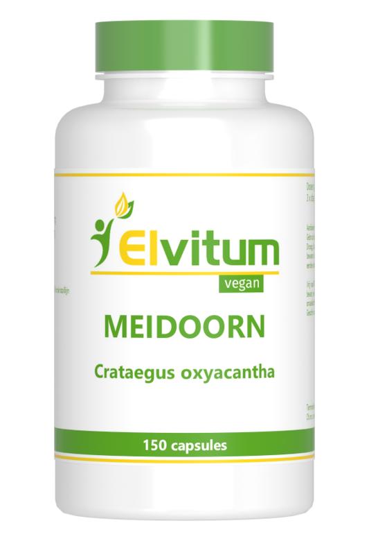 Elvitum Kruidenpreparaten 150 Vegetarische capsules Elvitum Meidoorn 150 Vegetarische capsules