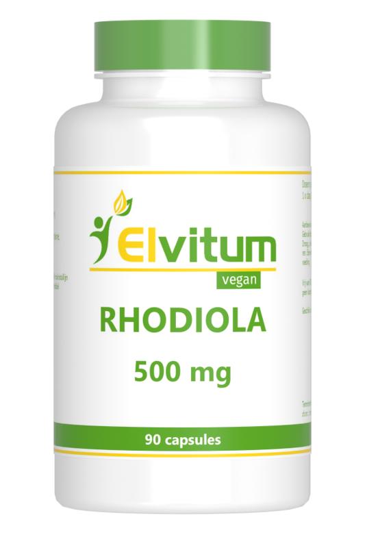 Elvitum Kruidenpreparaten 90 Vegetarische capsules Elvitum Rhodiola 500mg 90 Vegetarische capsules