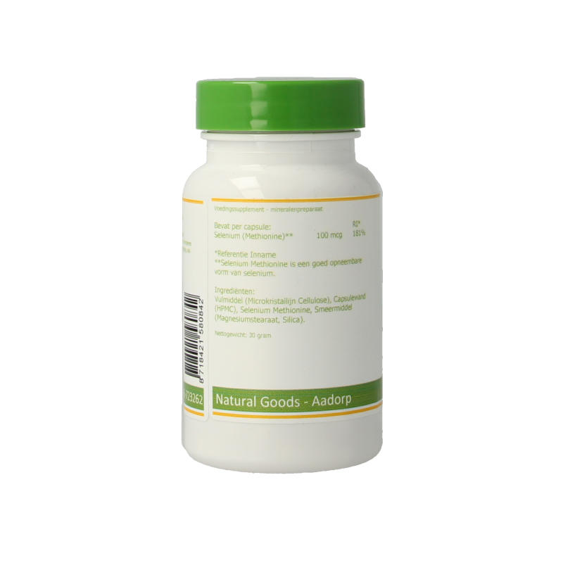 Elvitum Mineralen Enkel 90 Vegetarische capsules Elvitum Selenium methionine 100mcg 90 Vegetarische capsules