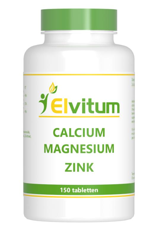 Elvitum Mineralen Multi 150 Tabletten Elvitum Calcium magnesium zink 150 Tabletten
