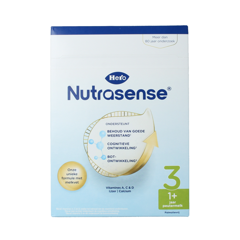 Hero Baby en Peuter Voeding 700 Gram Hero Nutrasense peutermelk 3 (1+jr) 700 Gram