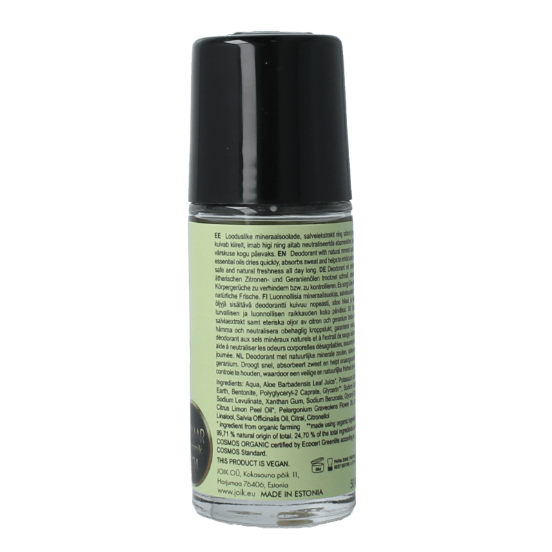 Joik Organics Deodorant 50 Milliliter Joik Organics Lemon & geranium mineral deodorant vegan 50 Milliliter