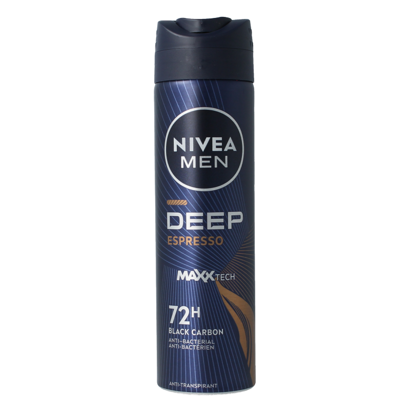 Nivea Deodorant 150 Milliliter Nivea Men deodorant deep espresso spray 150 Milliliter