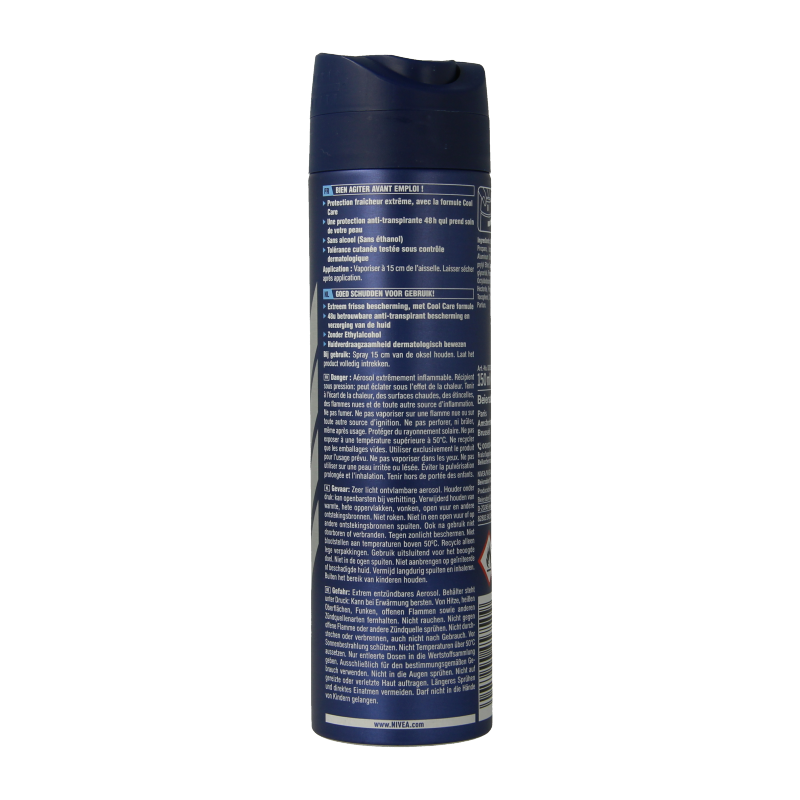 Nivea Deodorant 150 Milliliter Nivea Men deodorant spray cool kick 150 Milliliter