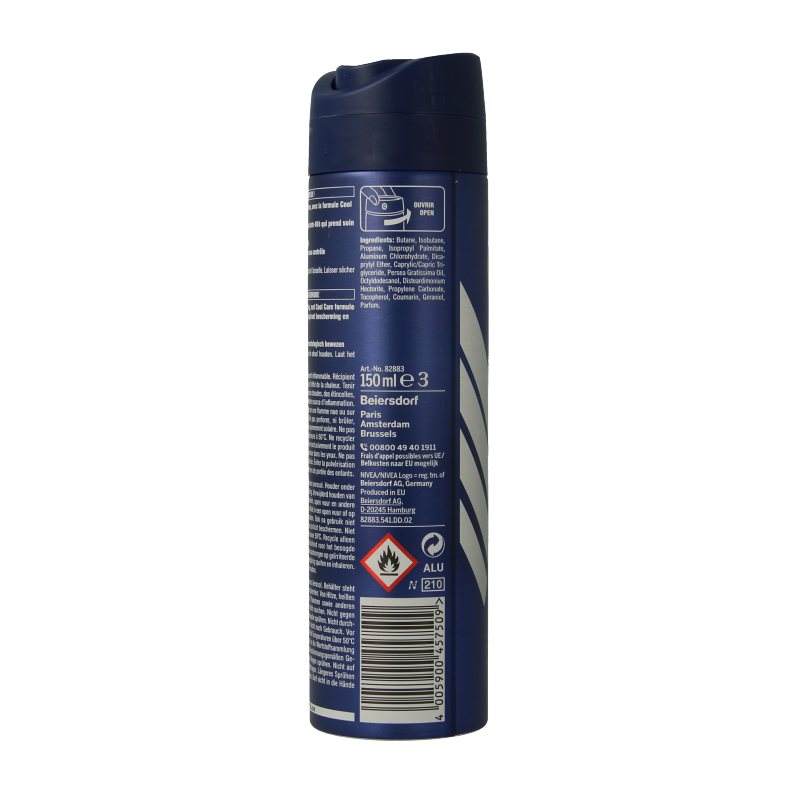 Nivea Deodorant 150 Milliliter Nivea Men deodorant spray cool kick 150 Milliliter