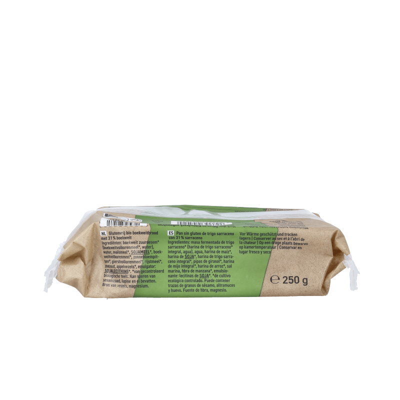 Schnitzer Broden en Crackers 250 Gram Schnitzer Boekweitbrood glutenvrij bio 250 Gram