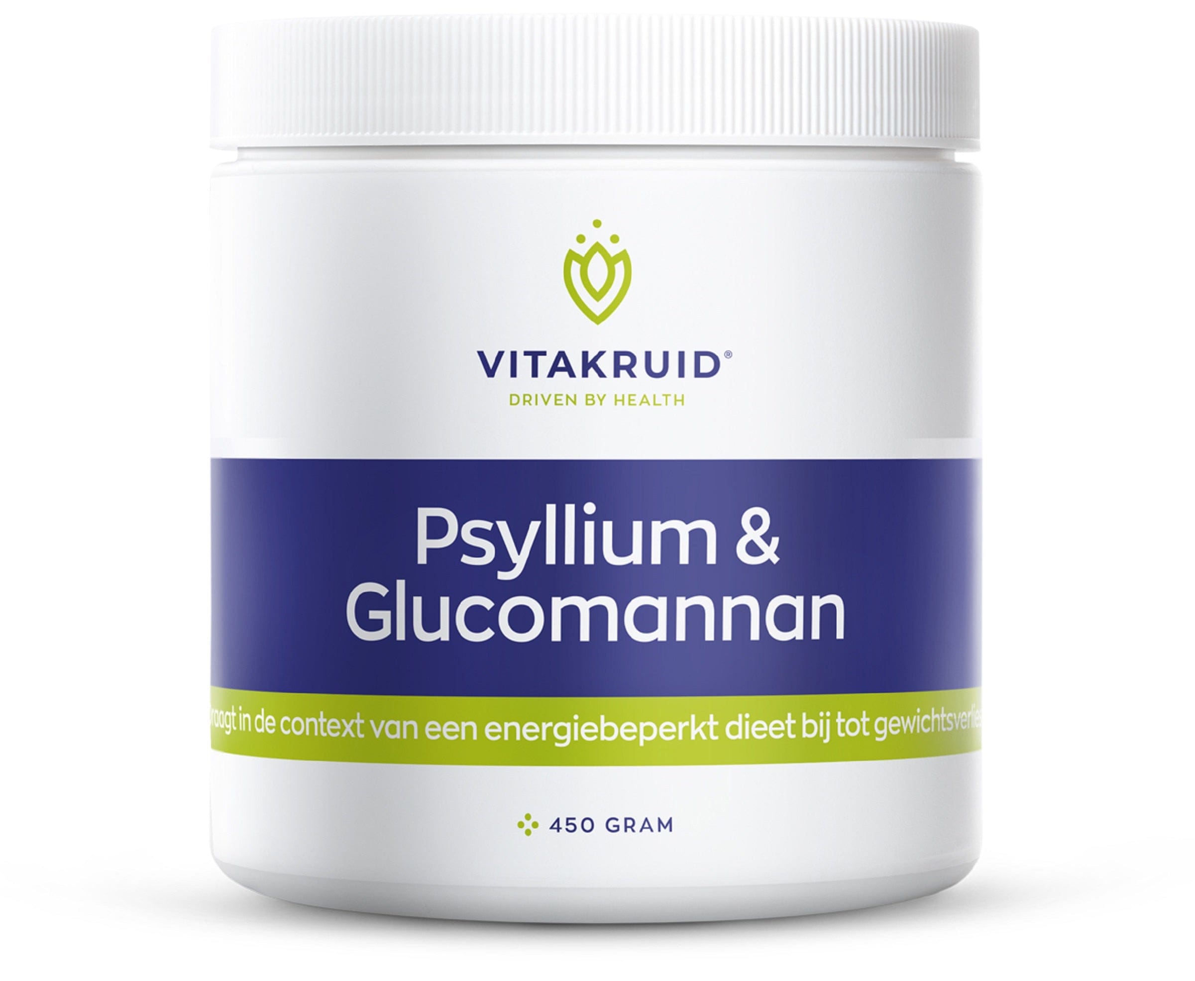 Vitakruid Kruidenpreparaten 450 Gram Vitakruid Psyllium & glucomannan 450 Gram