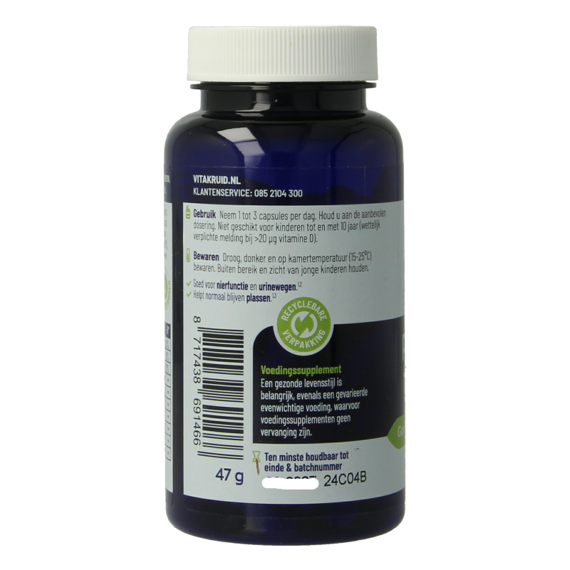 Vitakruid Kruidenpreparaten 60 Vegetarische capsules Vitakruid Prostaatformule 60 Vegetarische capsules