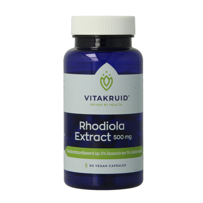 Vitakruid Kruidenpreparaten 60 Vegetarische capsules Vitakruid Rhodiola extract 500mg 60 Vegetarische capsules