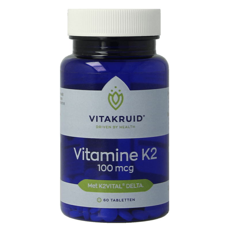 Vitakruid Vitamine Enkel 60 Tabletten Vitakruid Vitamine K2 100 mcg 60 Tabletten
