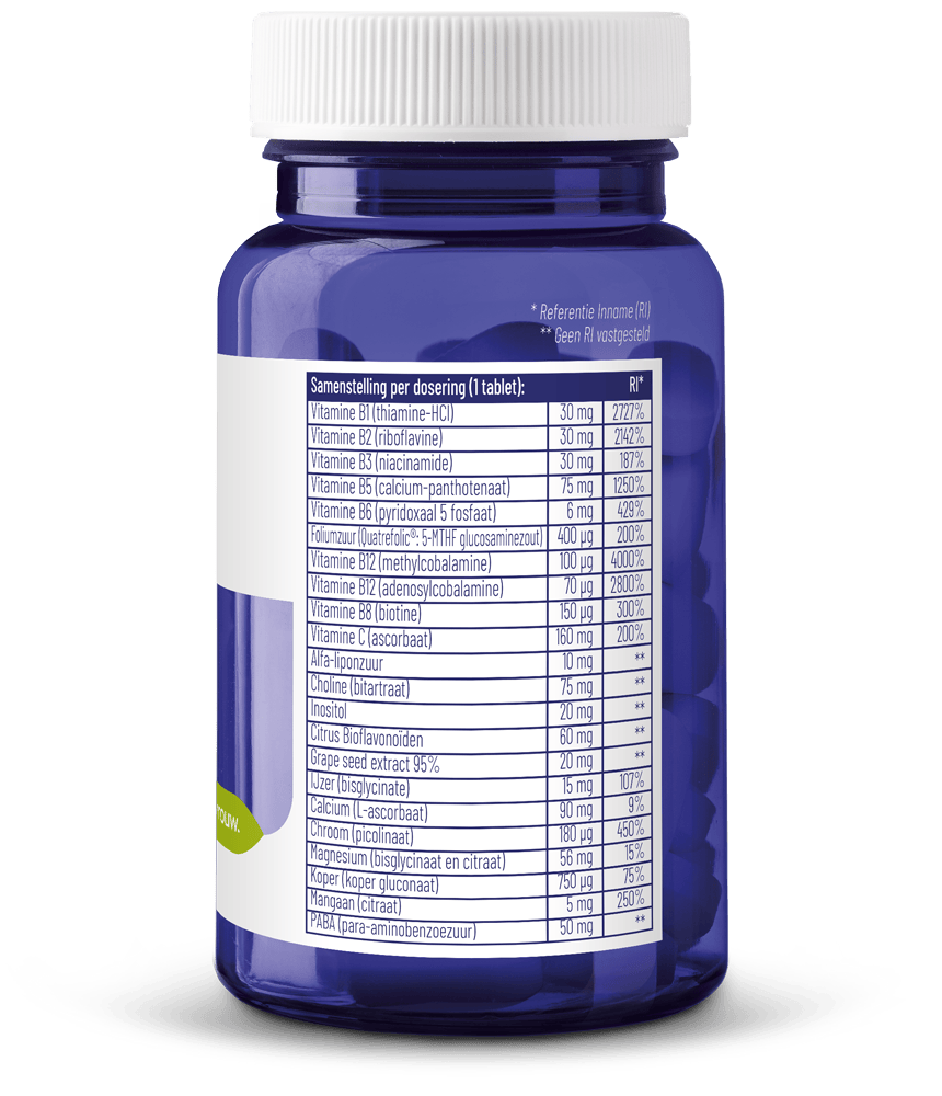 Vitakruid Vitamine Multi 30 Tabletten Vitakruid Multi dag vrouw 30 Tabletten