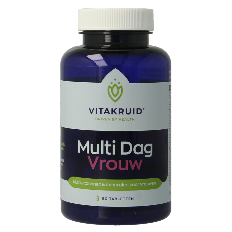 Vitakruid Vitamine Multi 90 Tabletten Vitakruid Multi dag vrouw 90 Tabletten