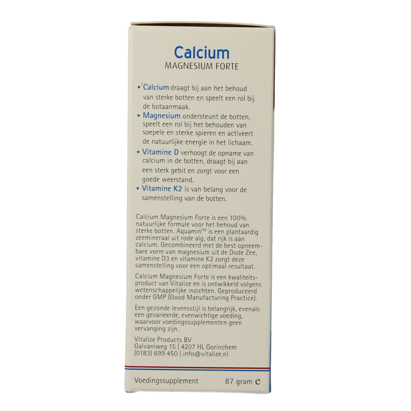 Vitalize Mineralen Multi 60 Tabletten Vitalize Calcium magnesium forte 60 Tabletten