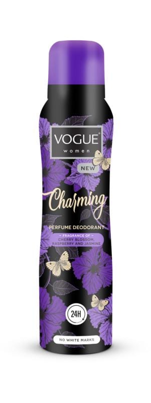 Vogue Deodorant 150 Milliliter Vogue Deodorant women charming 150 Milliliter