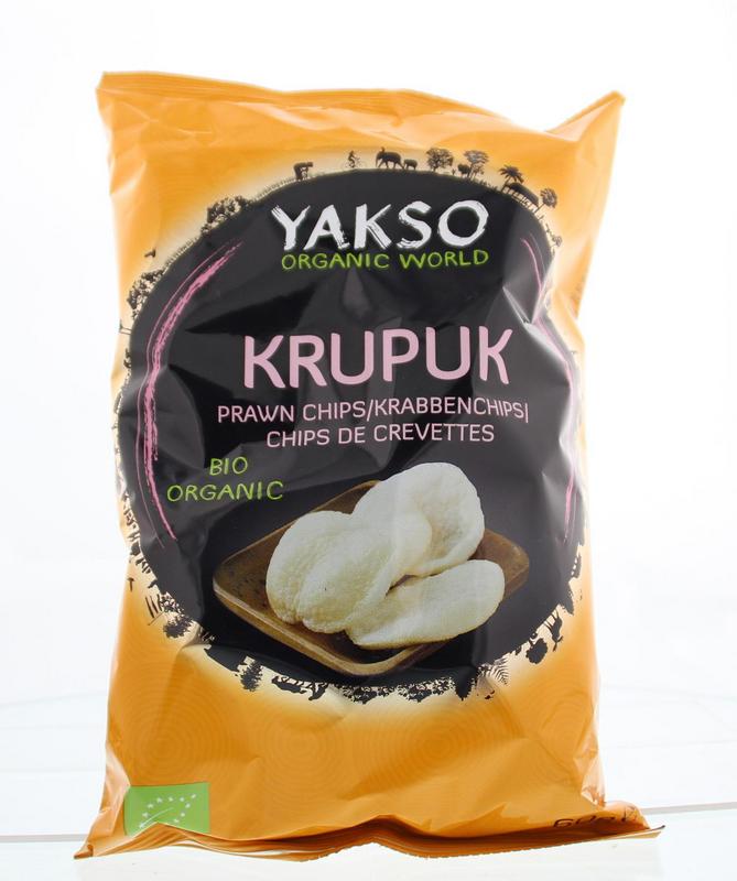 Yakso Chips en Zoutjes 60 Gram Yakso Krupuk bio 60 Gram