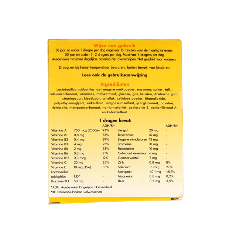 Zell H3 Vitamine Multi 60 Vegetarische capsules Zell H3 Multi 60 Vegetarische capsules