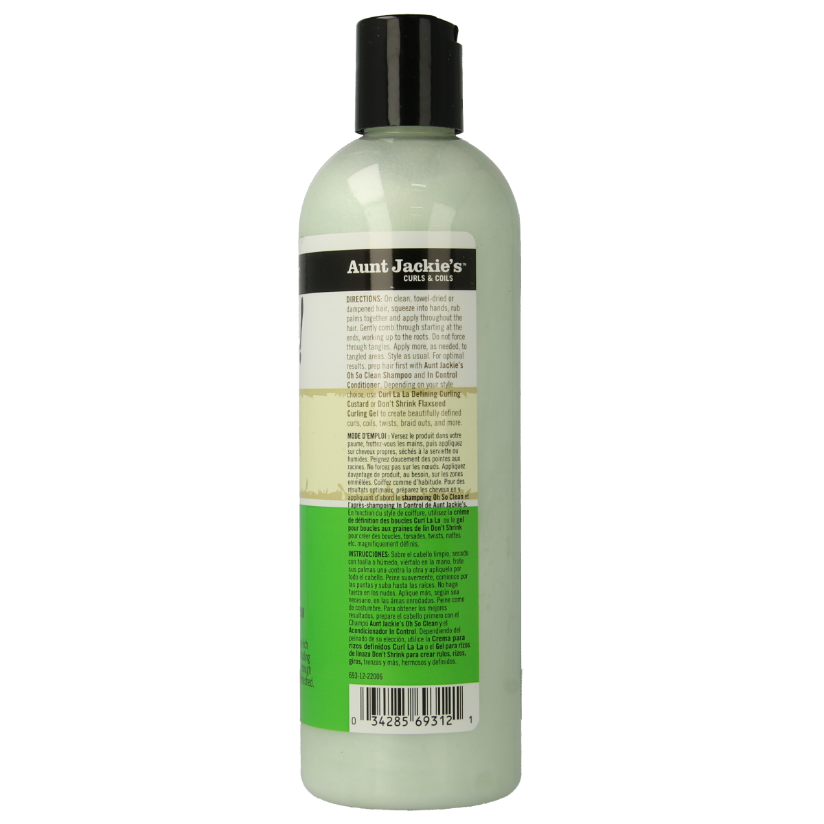 Aunt Jackie's Quench Conditioner in a 355ml bottle, nourishing hair care product for moisture and hydration.