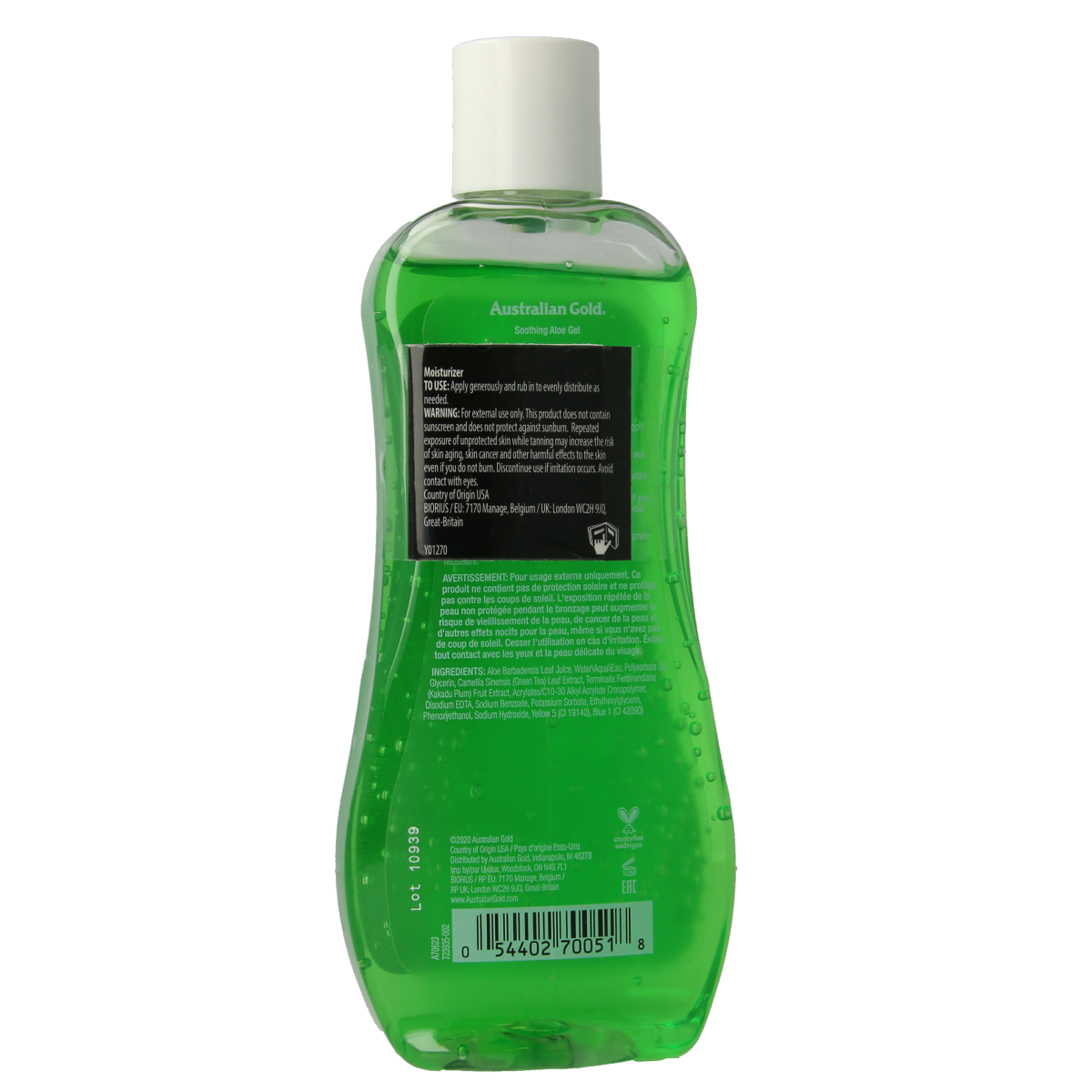 Australian Gold Aftersun soothing aloe 237.00 Milliliter