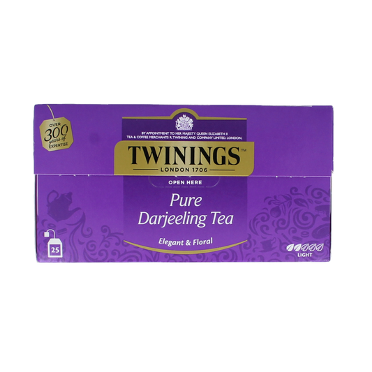 Twinings Darjeeling thee 25.00 Zakjes
